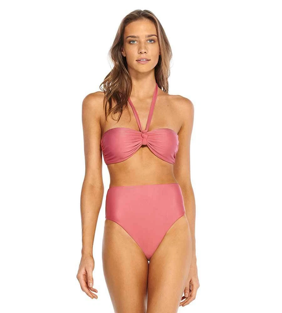 ViX SWIMWEAR BLUSH PINK JUDY BANDEAU BIKINI TOP (D CUP) NWT $118