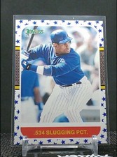 2021 Donruss Sammy Sosa Independence Day Star Variation .534 Slugging Pct. Cubs