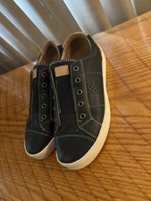Spenco Malibu Lux SP1006BLU Womens Blue Leather Lifestyle Sneakers Shoes Sz 7.5