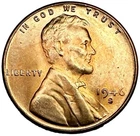 1946-S Red Gem BU Lincoln Wheat Cent 1 Cent 1c Coin Fast S&H W/Tracking