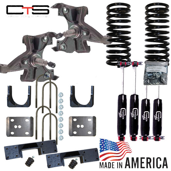 19921998 CHEV GMC TAHOE / YUKON 4DR 5"/7" Drop w/shocks.flipkit