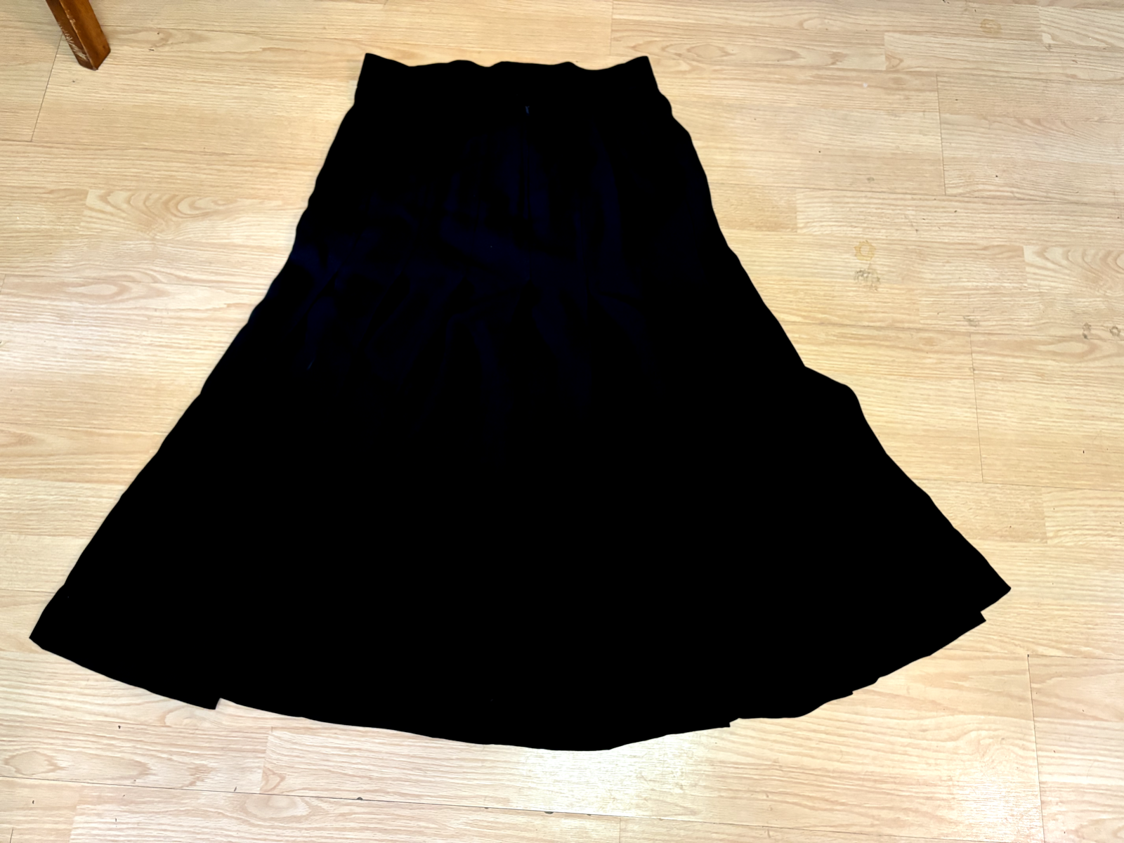 Gonna Vintage Yves Saint Laurent YSL Variazione Nera Pieghe *Vedi Misure