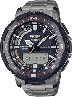 CASIO Watch PROTREK Angra Line Smartphone Link PRT-B70T-7JF Men's Gray