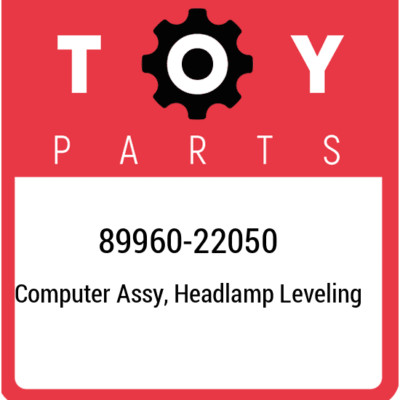 89960-22050 Toyota Computer assy, headlamp leveling 8996022050, New Genuine OEM 