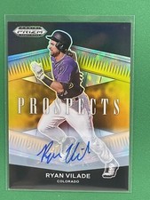 2021 Panini Prizm Draft Picks Ryan Vilade PROSPECTS AUTO GOLD REFRACTOR #'d 3/10