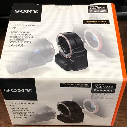 Sony Alpha LAEA4 Adapter Attach Amount Lenses to Emount Camera From