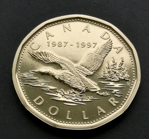 1997 Canada Loonie — photo from the most recent tracked eBay sale