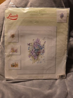 Marjolein Bastin Cross Stitch Collection Kit ''Irises'' by Lanarte