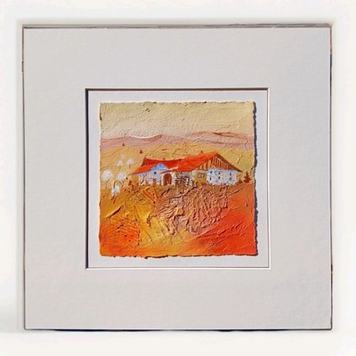  Dobl in Bayern    Bernhard Gerner Original Acrylbild 40x40 cm | Signed Artwork