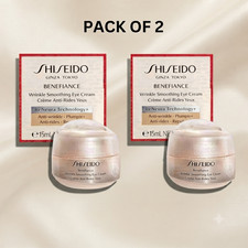 Pack Of 2 - Shiseido Benefiance Wrinkle Smoothing Eye Cream 0.51oz Brand New Pack Of 2 - Shiseido Benefiance Wrinkle Smoothing Eye Cream 0.51oz Brand New