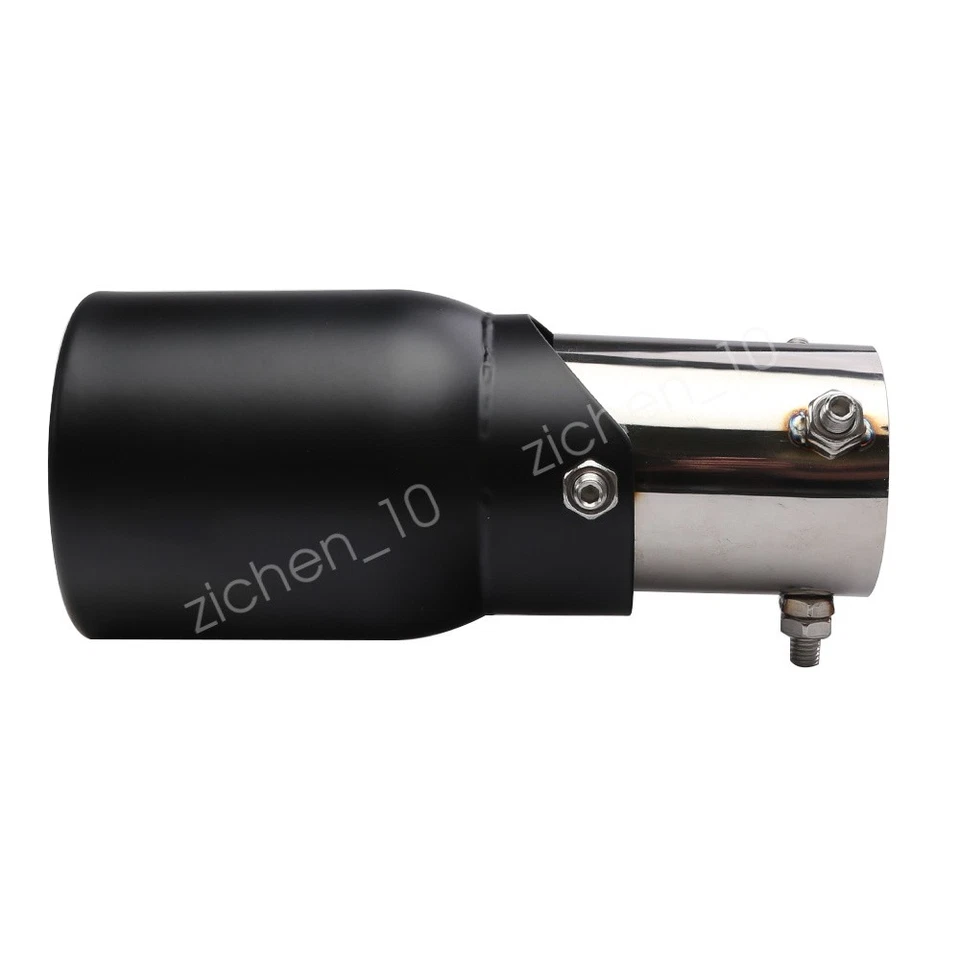1PCS For Jeep Grand Cherokee Car Exhaust Pipe Tip Rear Tail Throat Muffler BLACK - Image 3 of 4