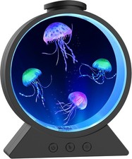 Jellyfish Lamp, 7-Color Changing Jellyfish Aquarium Light for Relax, Mood Lam...