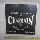 Vintage Cast Aluminum  Champion Spark Plug Sign