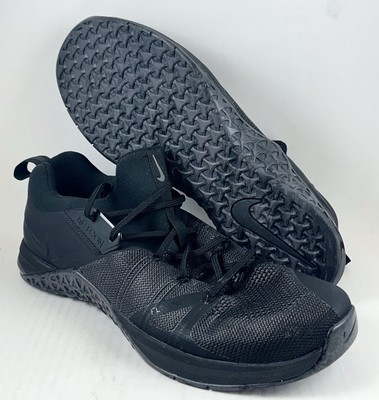 Nike Metcon Flyknit 3 Triple Black AQ8022-010 Athletic Training Shoes Size 13