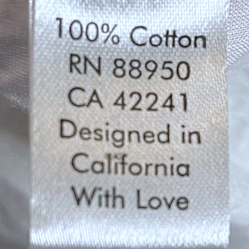 P.J. Blusa Salvage Mujer Blanca Bordada Encaje Boho Informal Costera Talla M Foto 4 de 4