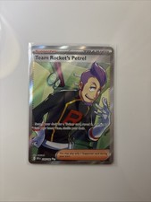 Team Rockets Petrel Full Art Trainer 226/182 Destined Rivals Pokemon !!MINT!!