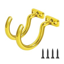 2pcs Billiards Bridge Hook with 4 Mounting Screws, Pool Ball Rack Hook for Po...