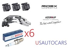 3x BOBINA ACCENSIONE + 6x CANDELA BOSCH+ CAVO ACCENSIONE adatto per 0.6 SMART F.