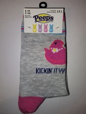 New Peeps Crew Socks