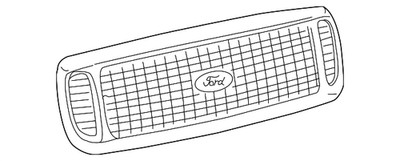 Genuine Ford Grille 6C3Z-8200-CJ