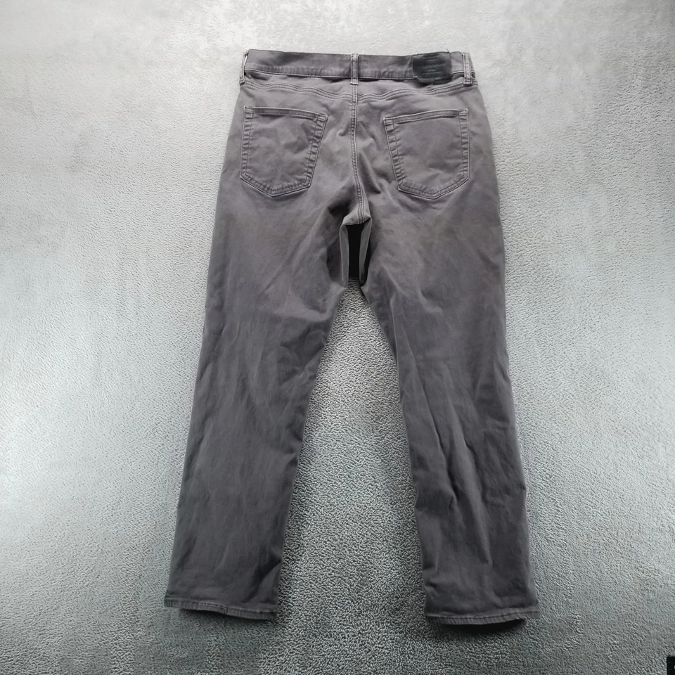 Lucky Brand Jeans Mens 34x30 Gray 410 Athletic Slim Medium Wash Stretch Denim - Image 2 of 4