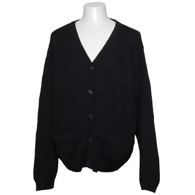 Chaps, Strickjacke, Herren, Größe: XL, Grau, Baumwolle, Feinstrick #PP8