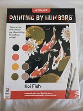 Artmaker Painting by Numbers Koi Fish Kit for Adults Beginners