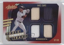 2021 Absolute Tools of the Trade 4 Swatch Spectrum Red 16/99 Jake Cave m4h