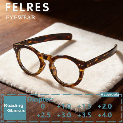 Retro Round Blue Light Blocking Reading Glasses For Men Women Presbyopic Readers