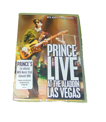 Prince Live at the Aladdin Las Vegas DVD NPG Music Club Sealed | eBay