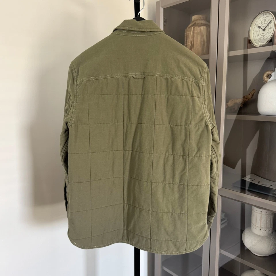 Double RL Ralph Lauren Mountaineer Quilted Olive Drab Shirt Jacket XL NEW RRL - Image 4 of 4