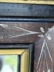 VTG Deep Spoon Carved Gesso Wood Picture Frame Lemon Gold Gilt — photo 4