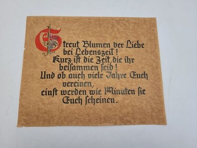 Bild Haus-Spruch Streut Blumen der Liebe bei Lebenszeit! Kurz Zeit Deko #26B261