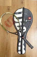 Wilson Hyper Carbon Hammer 5.3 110 Oversize Tennis Racquet 4 3/8 Grip w/ Case