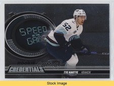 2023-24 Upper Deck Credentials Speed of the Game Rookies Tye Kartye READ 0qr0