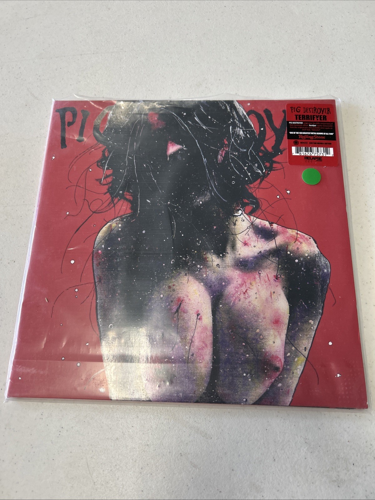 Pig Destroyer - Terrifyer 2024 Vinyl Record LP Custom Marble Edition New Read