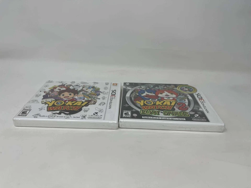 Yo Kai Watch 1 And 2 Bony Spirits Nintendo 3DS Both NEW - Image 2 of 4