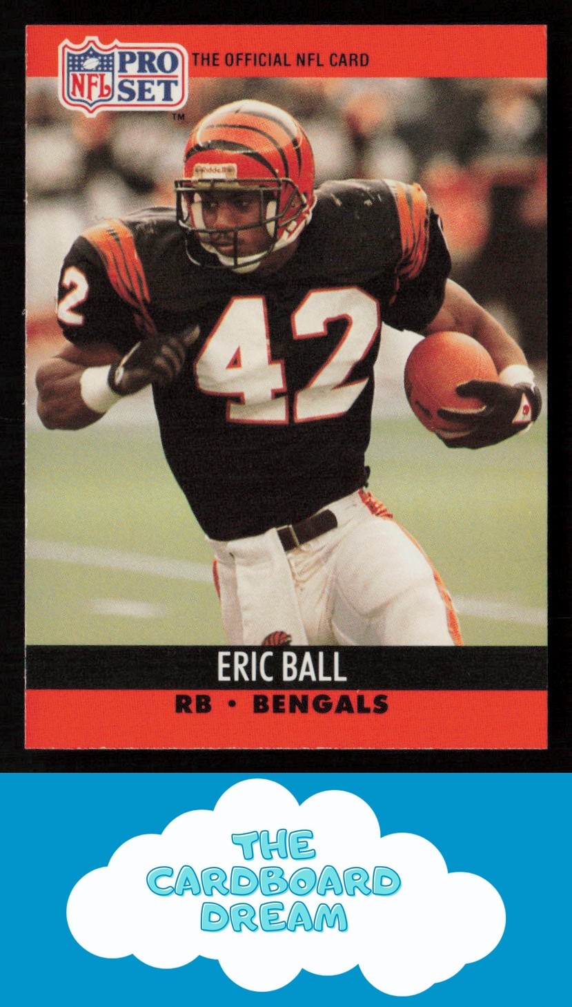 Eric Ball 1990 Pro Set #460 Cincinnati Bengals