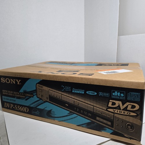 Sony DVP-S560D CD/DVD Player BRAND NEW FACTORY SEALED BOX NOS Y2K - Picture 9 of 14