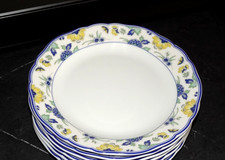 HUTSCHENREUTHER Maria Theresia Papillon 12 schöne Brotteller 17 cm 1.Wahl