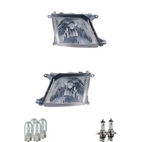 Halogen Scheinwerfer Set H4 FüR Toyota Land Cruiser 90 Inklusive Lampen