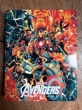 CUSTOM Marvel's Avengers: Endgame Glossy Collectible Steelbook G2  NEW 