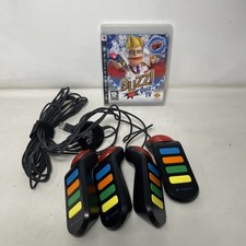 PS3 Buzz Quiz TV Game - Includes 4 x Wired Buzzers with Hub USB connector