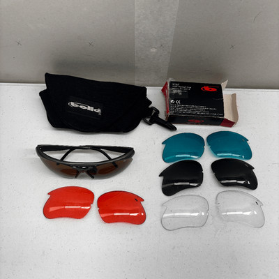 Bolle Parole Charcoal Frame W/5 Lenses Including Original Case Vintage France