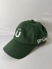 Gr ns Brand Forest Green Dad Cap Hat One Size Fits Most Minimalist Logo