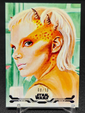 2025 Topps Star Wars Smugglers Outpost Jecki Lon Stellar Art Card #8/10