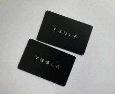 SET OF 2 Genuine OEM TESLA SMART KEY CARD Model 3 X Y Cyber Truck Original