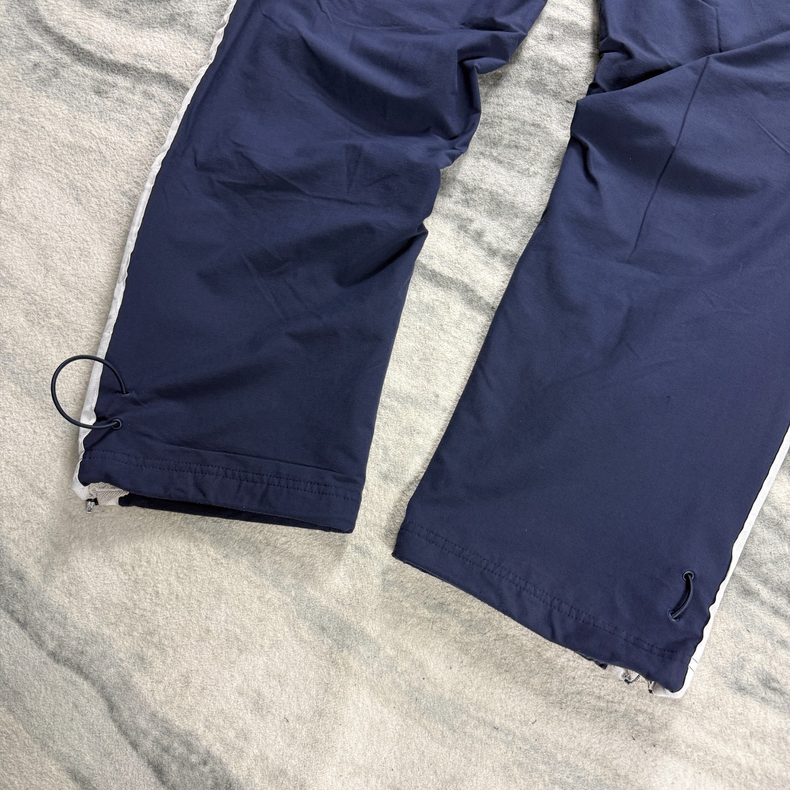 Vintage Nike 2000s Y2K Navy Baggy Oversized Size Medium Tracksuit Bottoms image 6