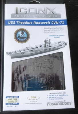 METAL EARTH - ICONX - USS Theodore Roosevelt  ungeöffnet