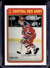 1990-91 O-Pee-Chee Sergei Fedorov Inserts Central Red Army #19R